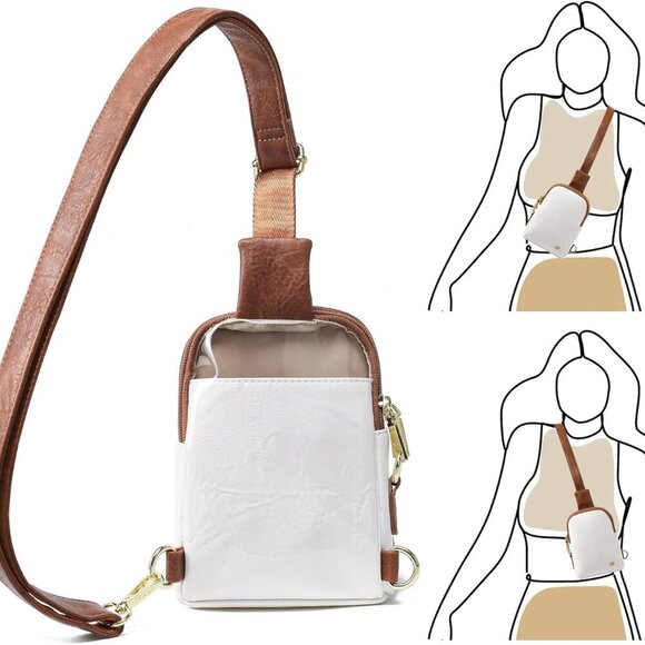 Sling Bag for Women Touchscreen Small Crossbody Cell Phone Purse Fanny Pack - Picture 6 of 7